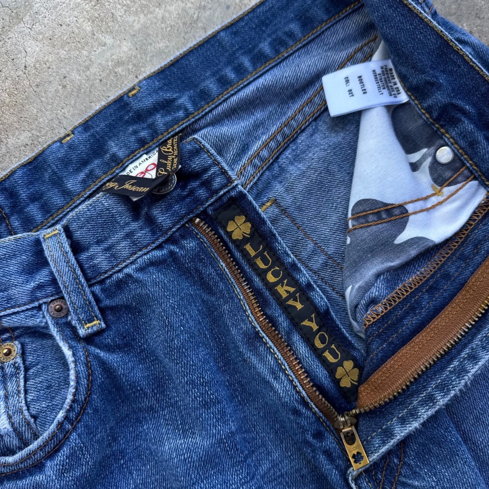 Vintage 90s Lucky Brand Bootcut Jeans  Made in USA Blue 30x30 (g2a)